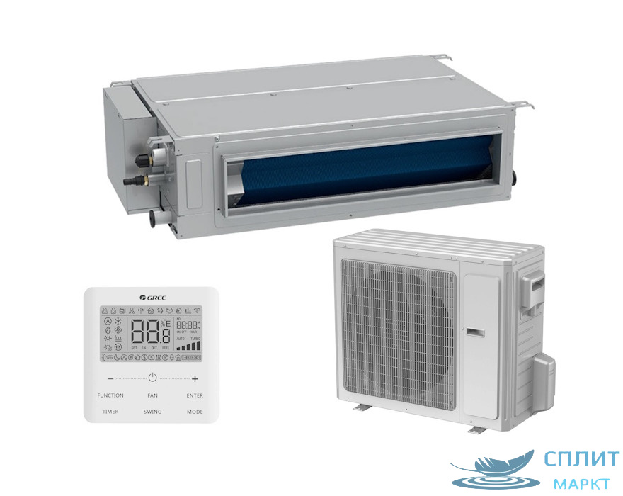 Канальная сплит-система Gree U-Match Inverter R32 RU - GUD140PHS1/B-S(380)