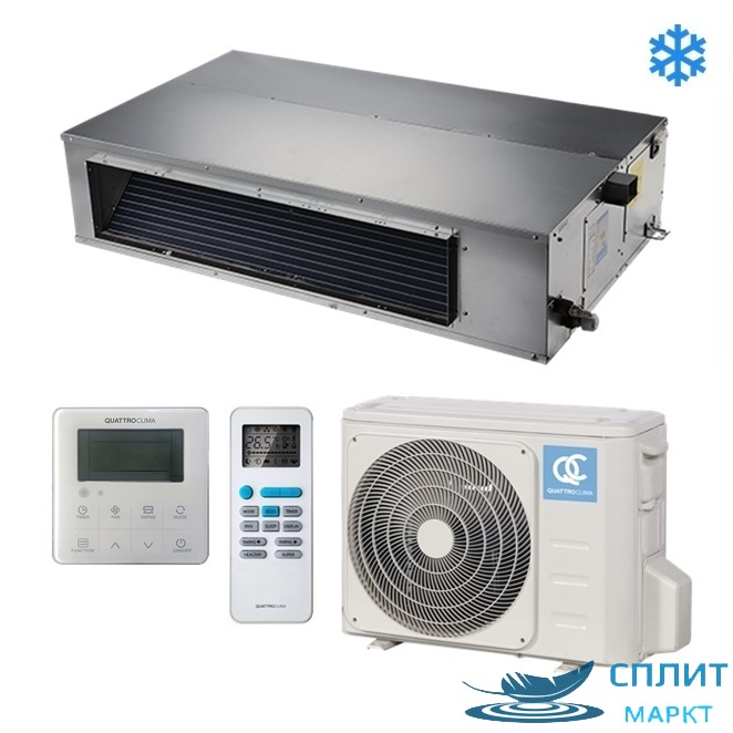 Канальный кондиционер Quattroclima QV-I24DG/QN-I24U